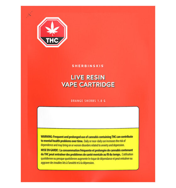 Orange Sherbs Live Resin Disposable Pen - Image 2