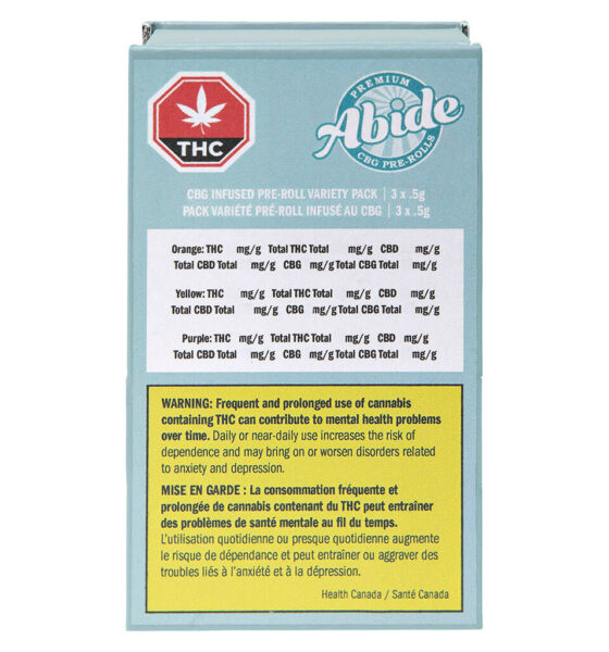 CBG Infused Pre-Roll Variety Pack - Image 2