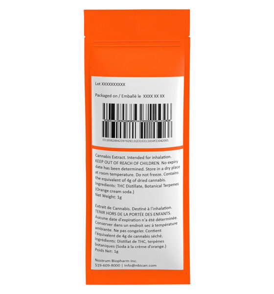 Orange Cream Soda 510 Thread Cartridge - Image 3
