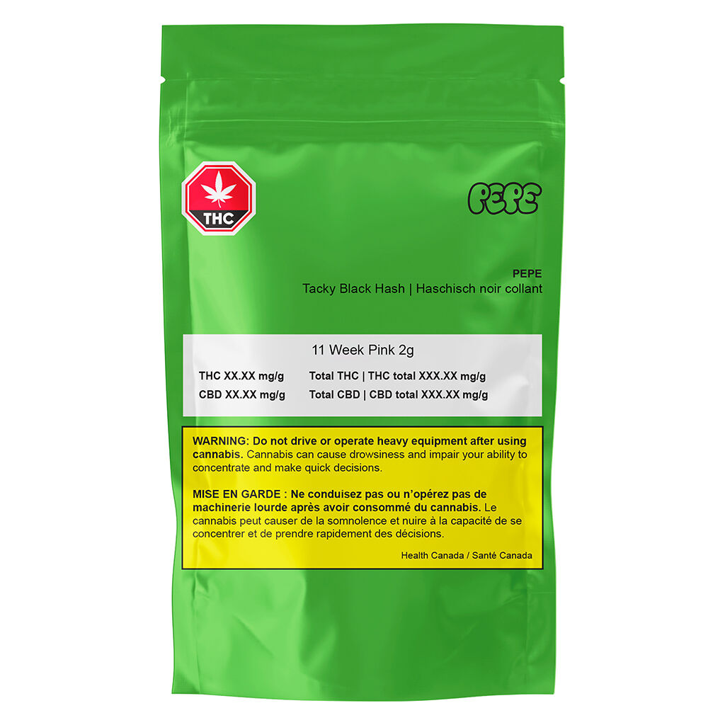 Tacky black hash 11 week pink - Image 2