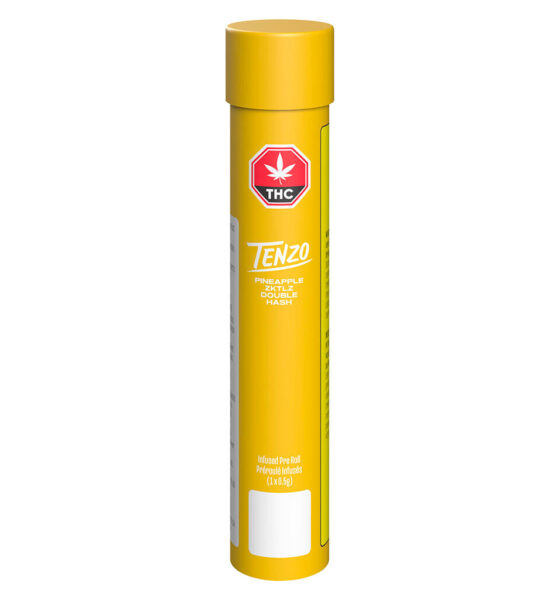 Pineapple ZKTLZ Double Hash Infused Pre-Roll - Image 2