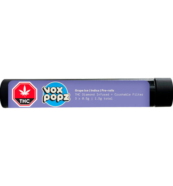 Grape Ice Diamond Infused Crushable Pre-Rolls - Image 2