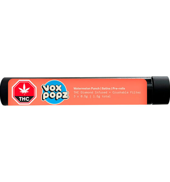 Watermelon Punch Diamond Infused Crushable Pre-Rolls - Image 2