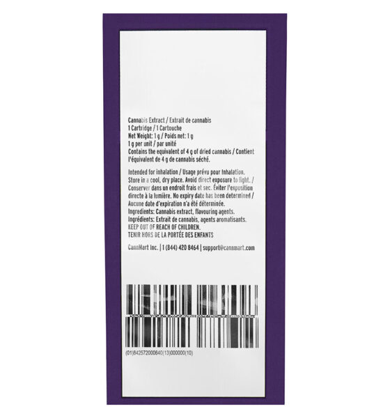 Roil Purple Berry Live Resin 510 Thread Cartridge - Image 3