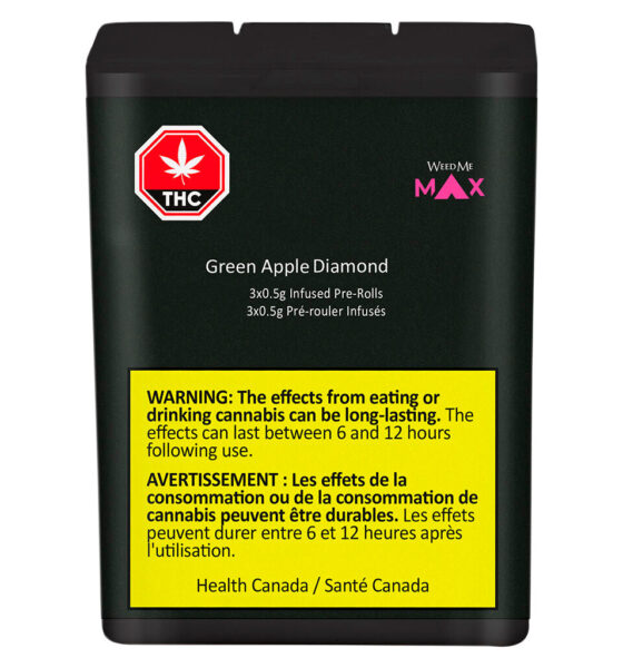 Liquid Diamond Green Apple Infused Pre-Roll - Image 2