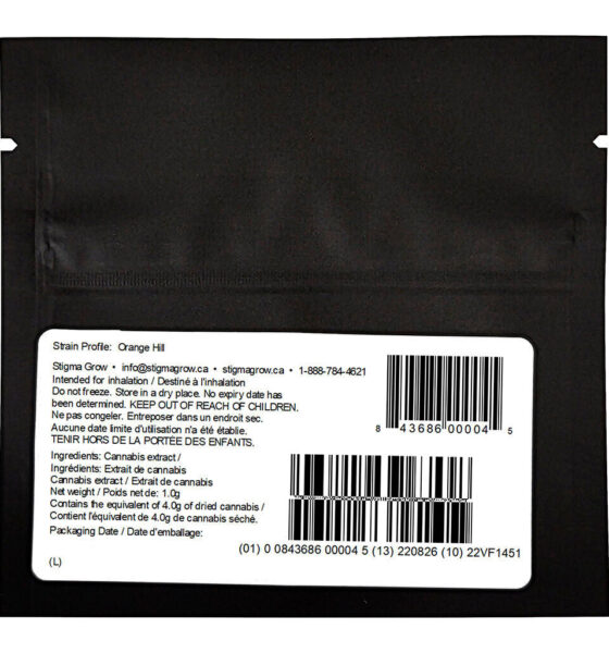 Orange Hill FSE Shatter 510 Thread Cartridge - Image 3