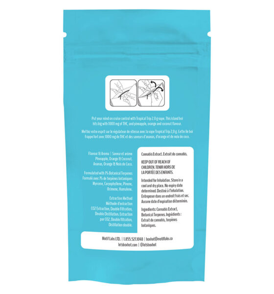Tropical Trip Prefilled 510 Thread Cartridge - Image 3