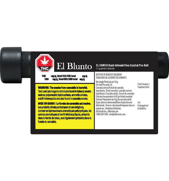 El Jointo Hash Infused Viva Crystal Pre-Roll - Image 4